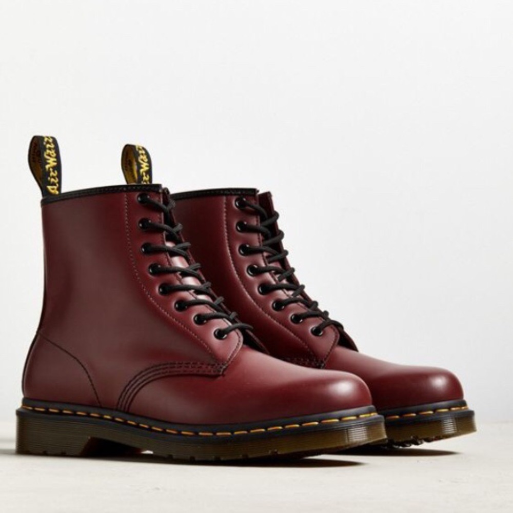 COPY - Maroon Dr. Martens